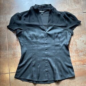 Express Women's Black Blouse